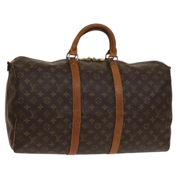 LOUIS VUITTON Monogram Keepall Bandouliere 50 Boston Bag M41416 - Picture 1 of 16